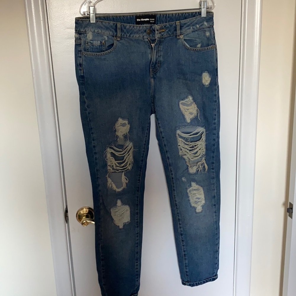 The Kooples baggy jeans with rips